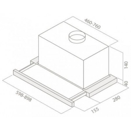 Вытяжка ELITE 14 Lux BL/A/60 A-10